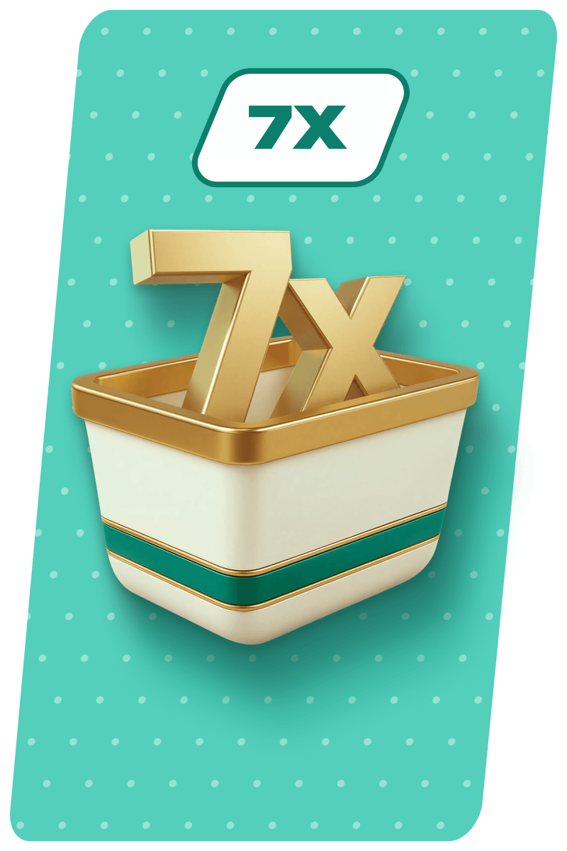 Make 7 shop purchases